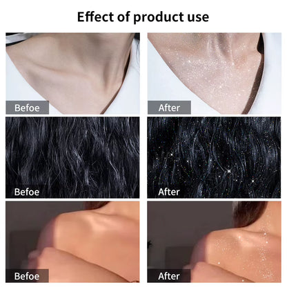 High Gloss Glitter Spray for Body, Hair, and Clothes
